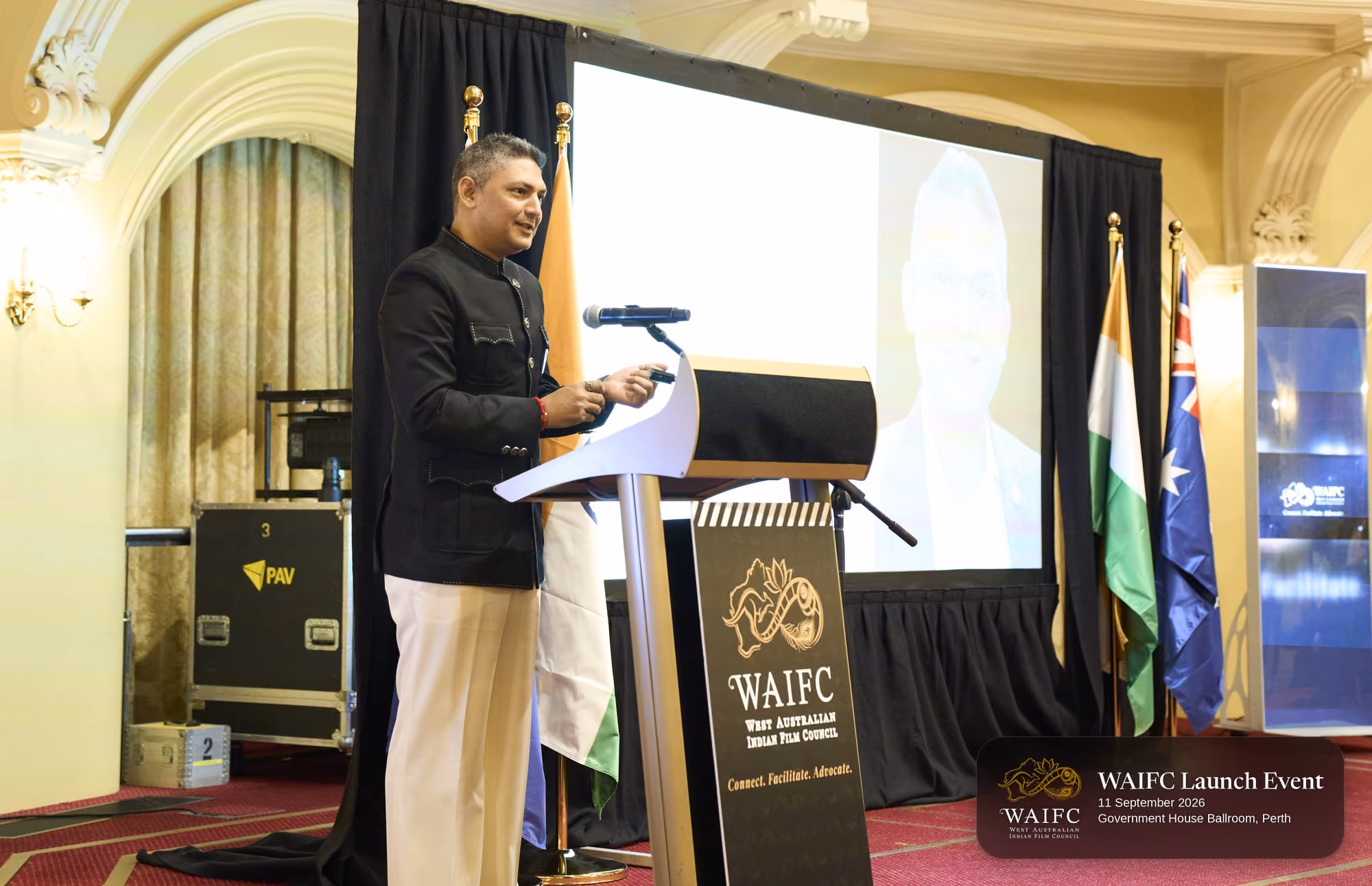 WAIFC Inaugural Launch Event — Government House Ballroom, Perth.