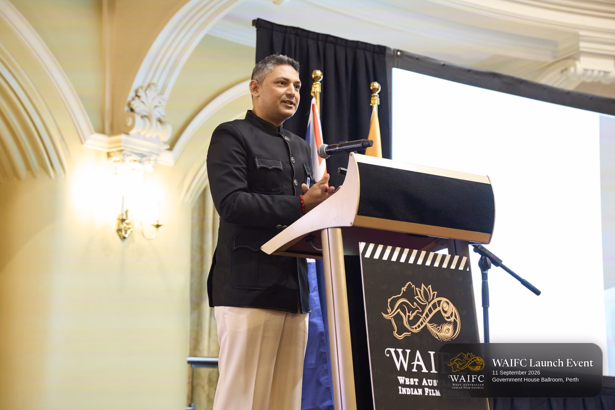 WAIFC Inaugural Launch Event — Government House Ballroom, Perth.