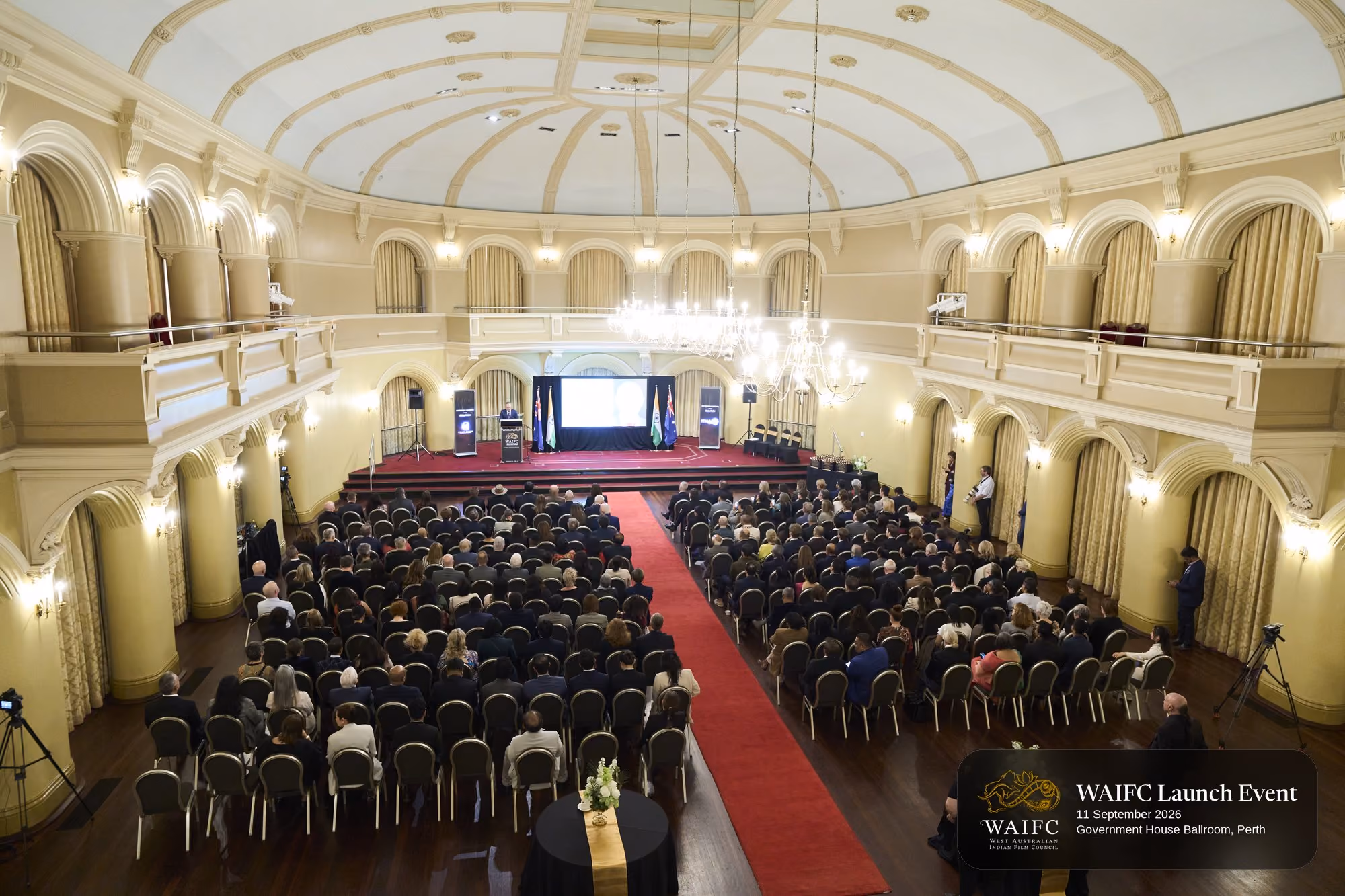 WAIFC Inaugural Launch Event — Government House Ballroom, Perth.