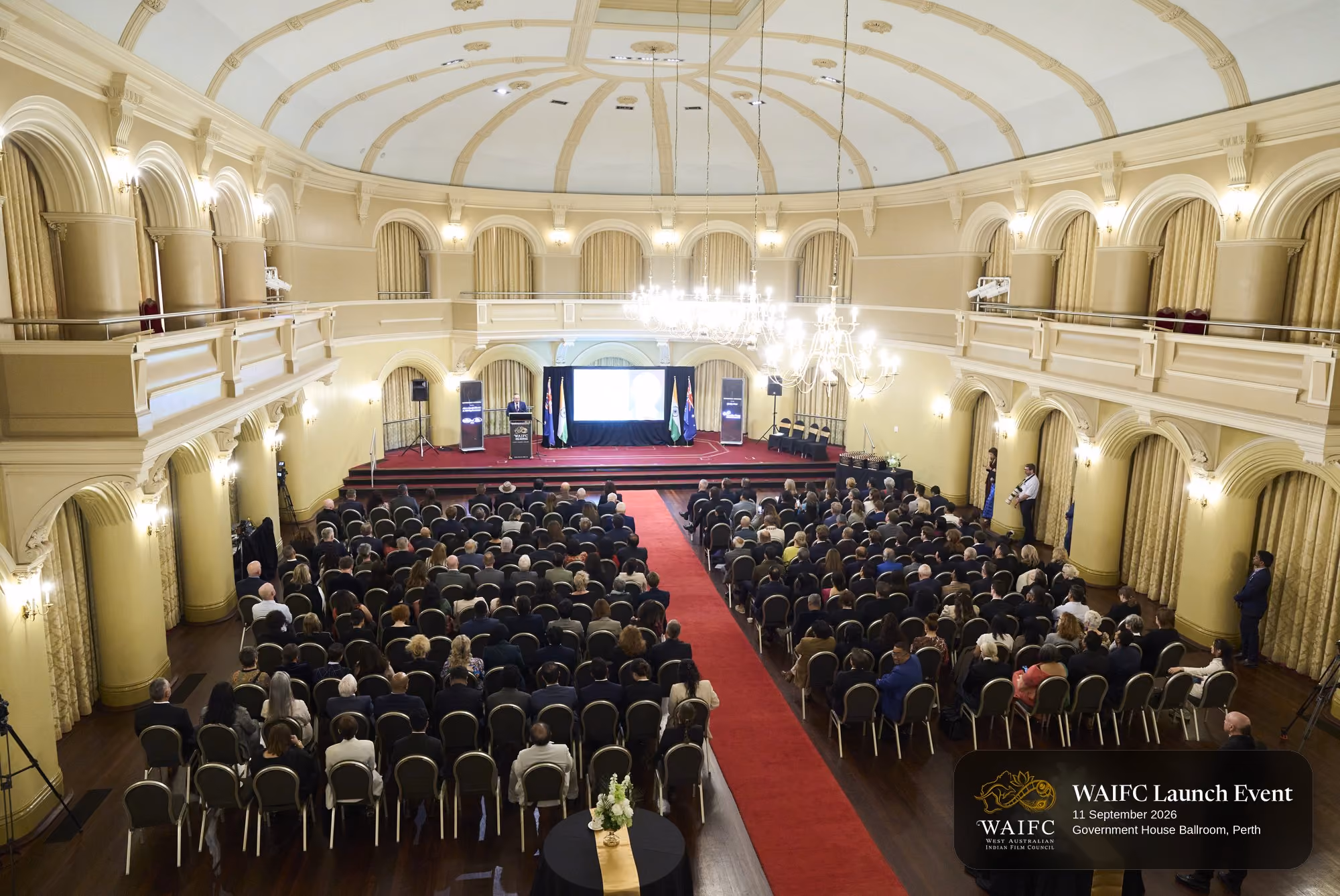 WAIFC Inaugural Launch Event — Government House Ballroom, Perth.