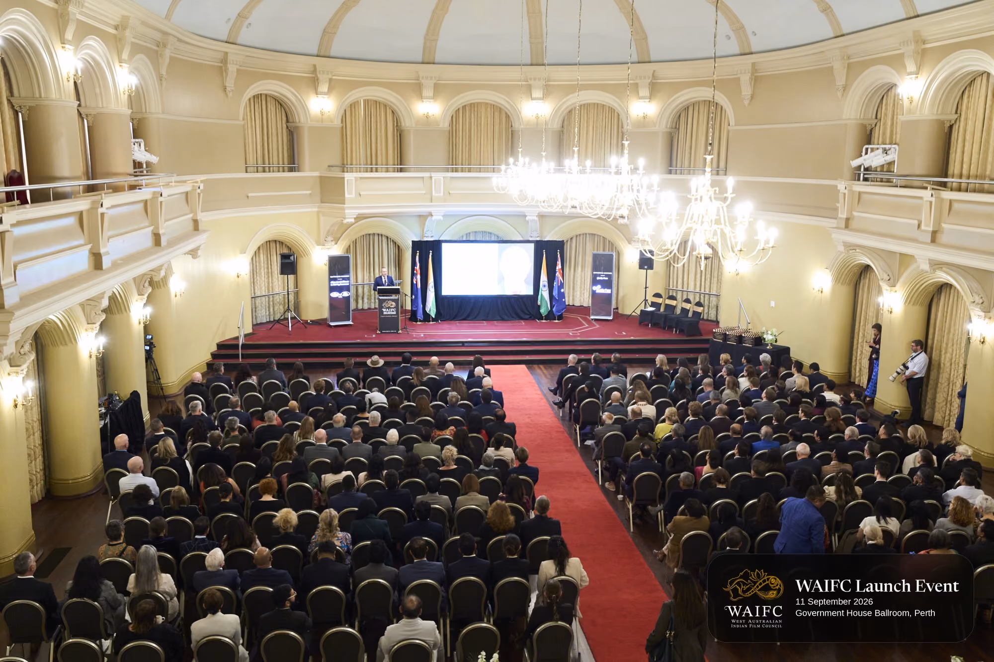 WAIFC Inaugural Launch Event — Government House Ballroom, Perth.