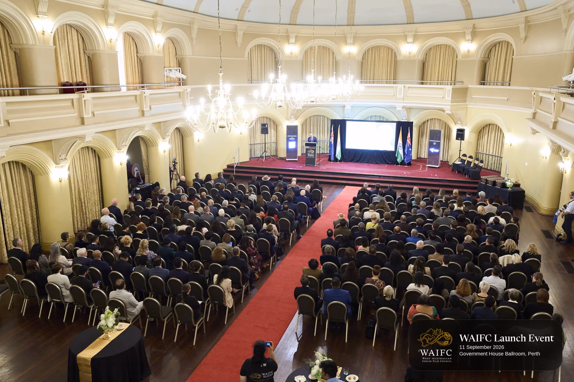 WAIFC Inaugural Launch Event — Government House Ballroom, Perth.