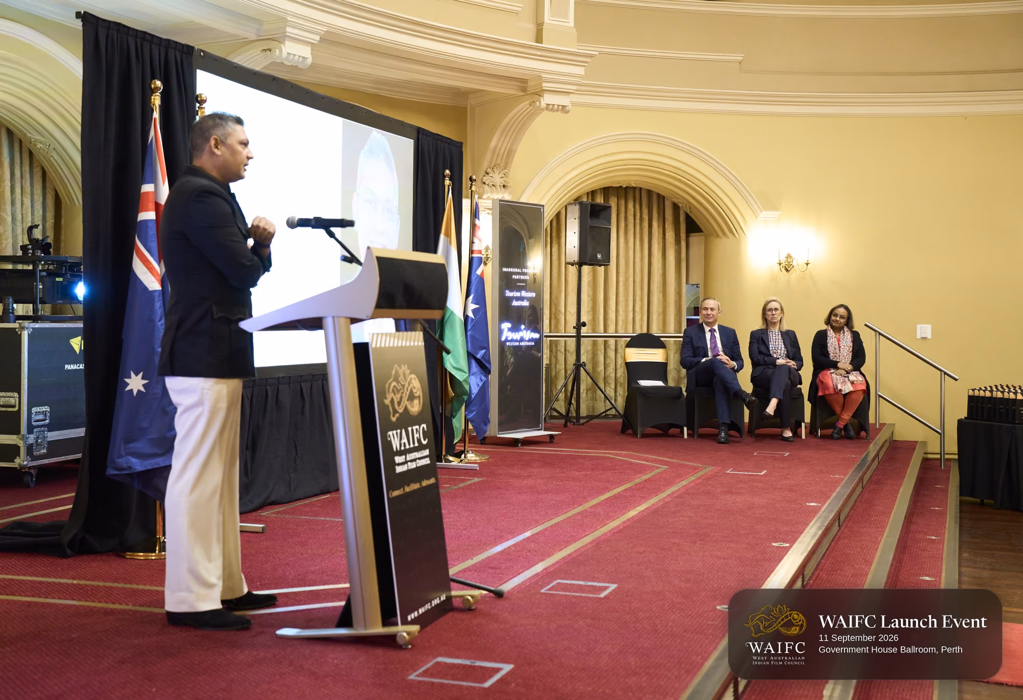 WAIFC Inaugural Launch Event — Government House Ballroom, Perth.