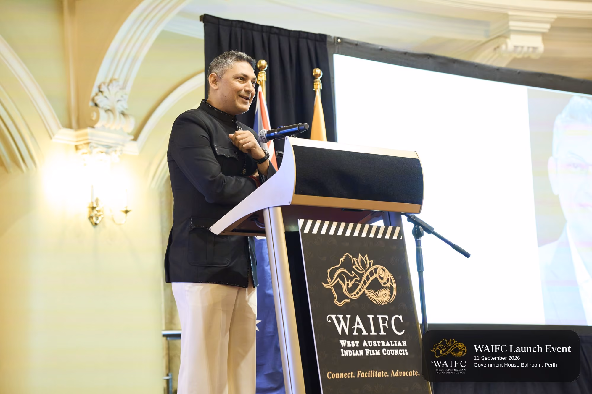WAIFC Inaugural Launch Event — Government House Ballroom, Perth.