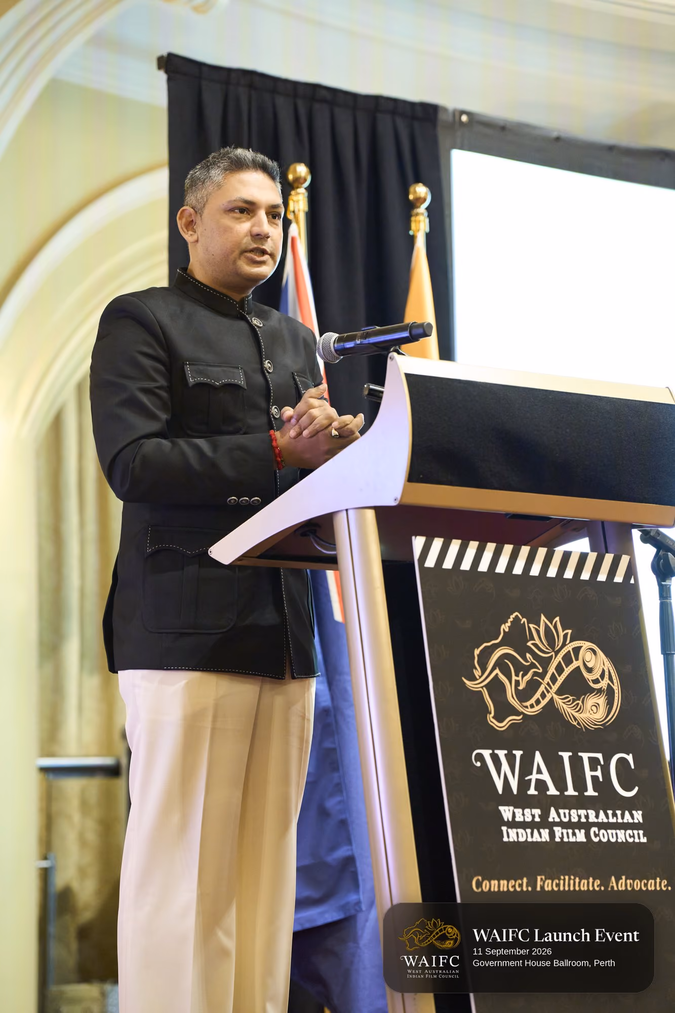 WAIFC Inaugural Launch Event — Government House Ballroom, Perth.