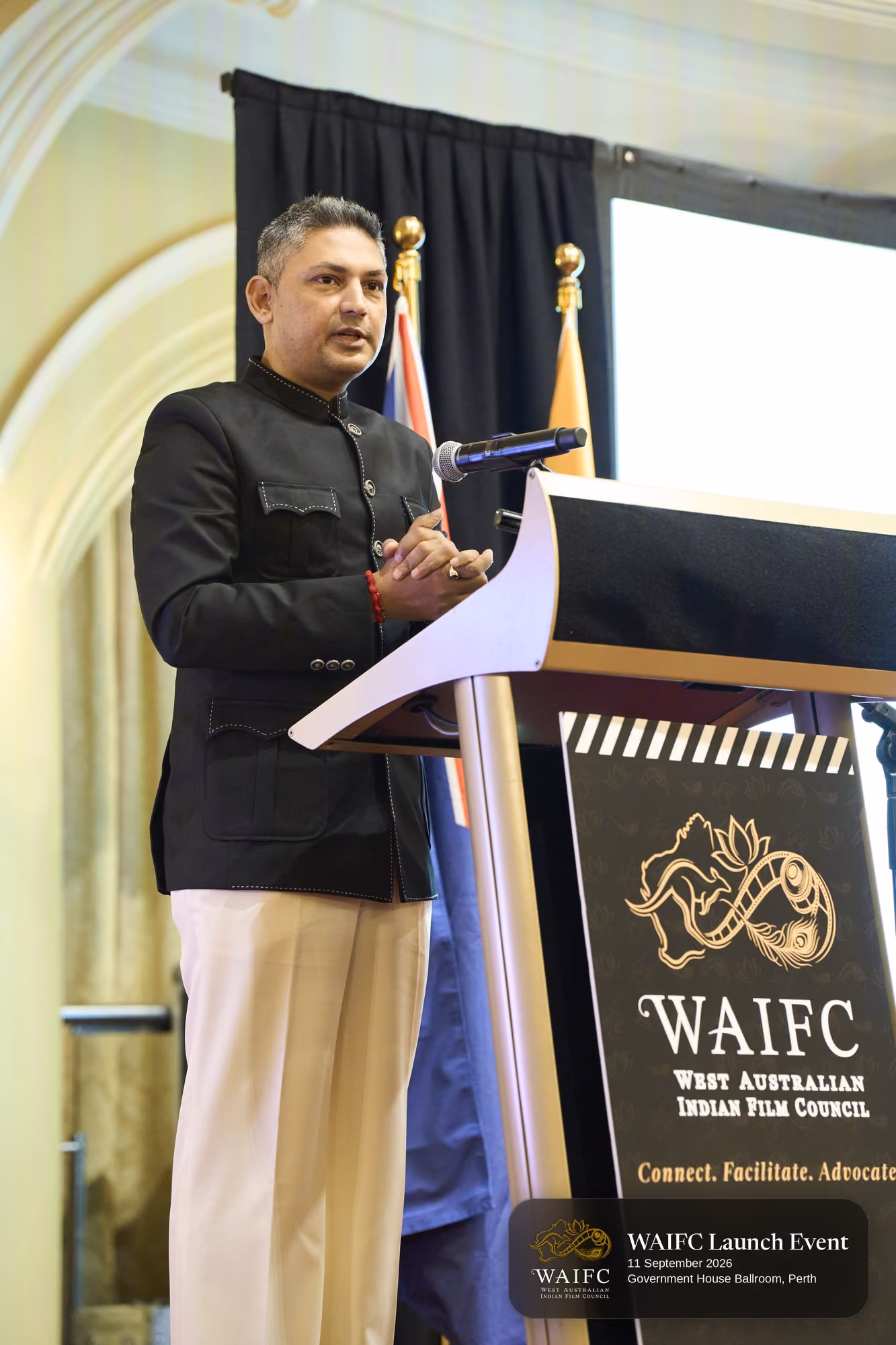 WAIFC Inaugural Launch Event — Government House Ballroom, Perth.