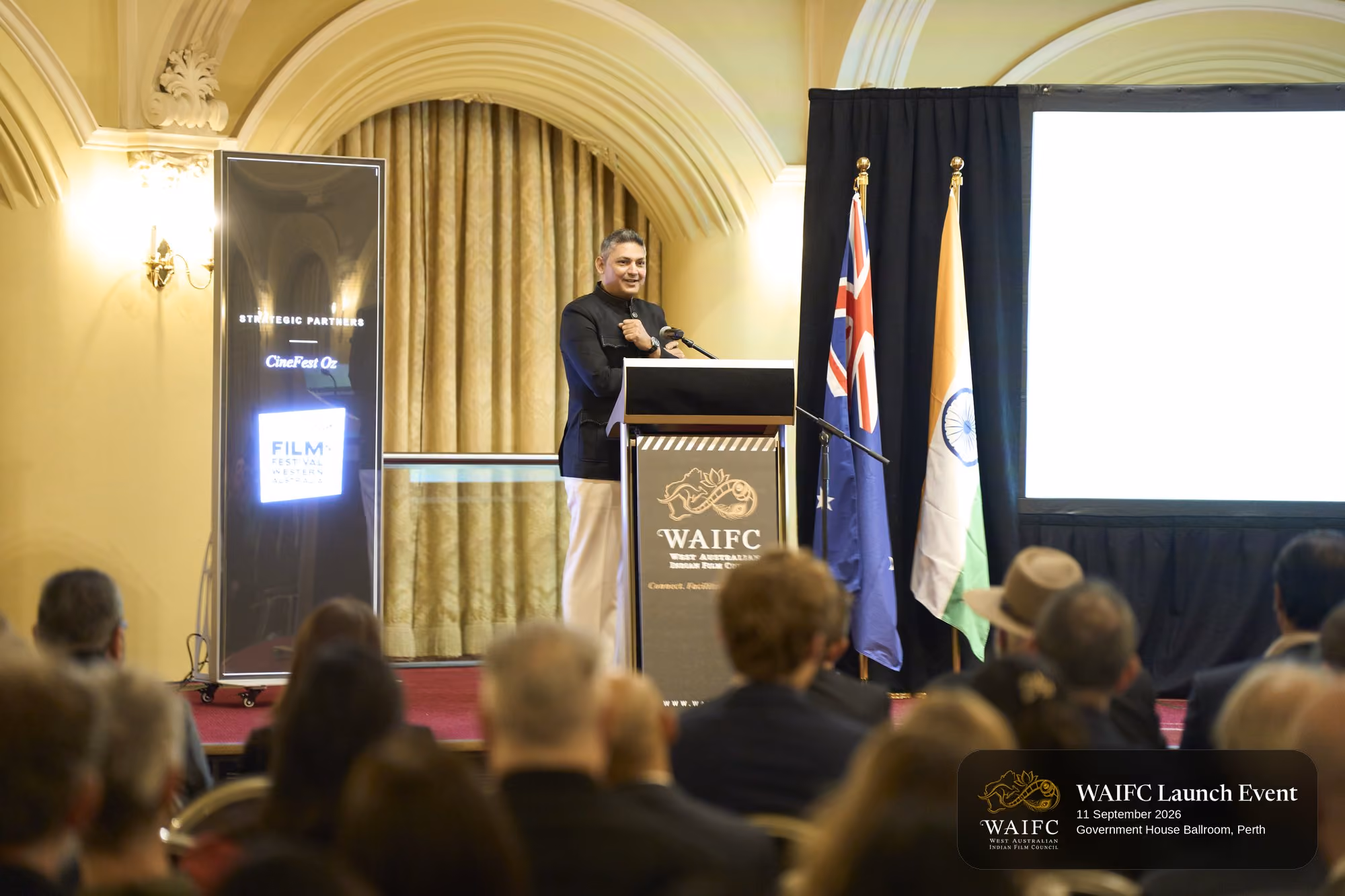 WAIFC Inaugural Launch Event — Government House Ballroom, Perth.