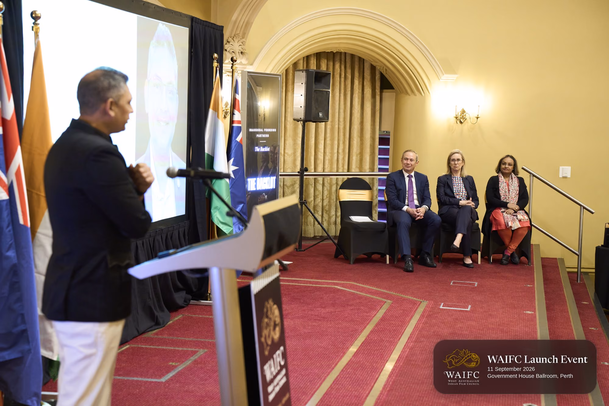 WAIFC Inaugural Launch Event — Government House Ballroom, Perth.