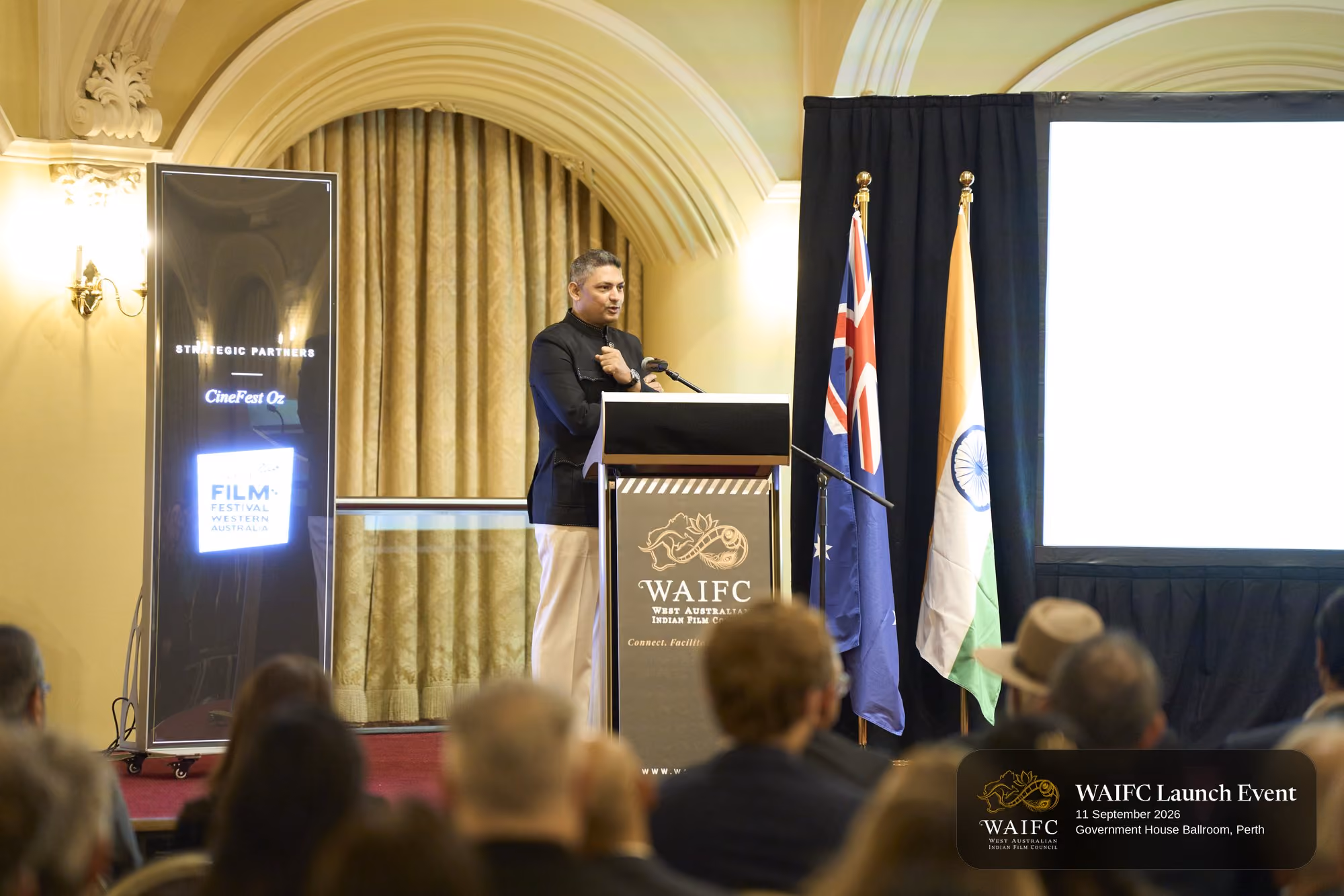 WAIFC Inaugural Launch Event — Government House Ballroom, Perth.
