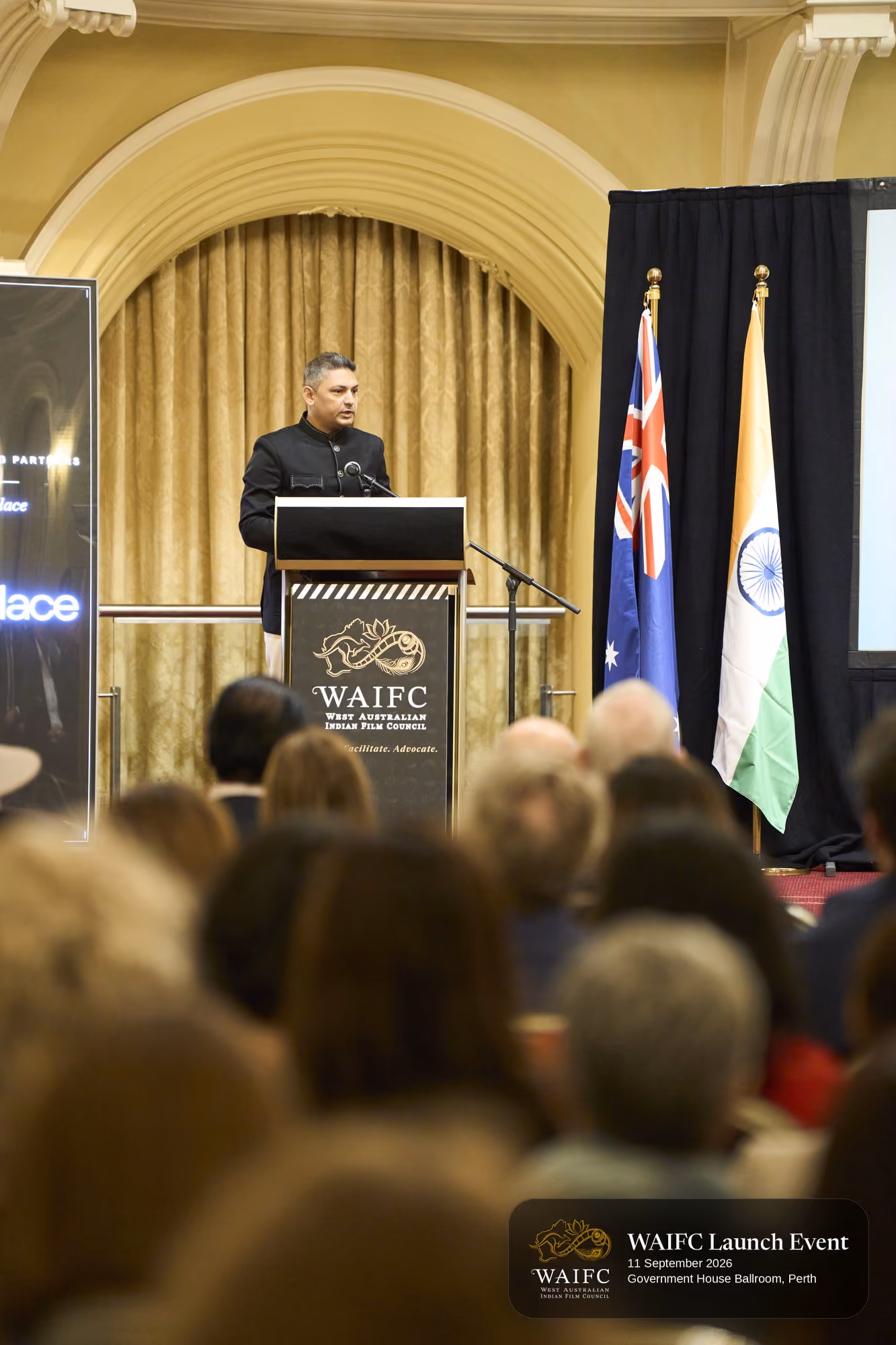 WAIFC Inaugural Launch Event — Government House Ballroom, Perth.