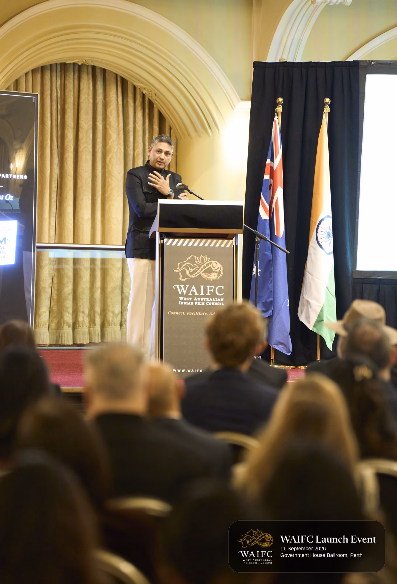 WAIFC Inaugural Launch Event — Government House Ballroom, Perth.