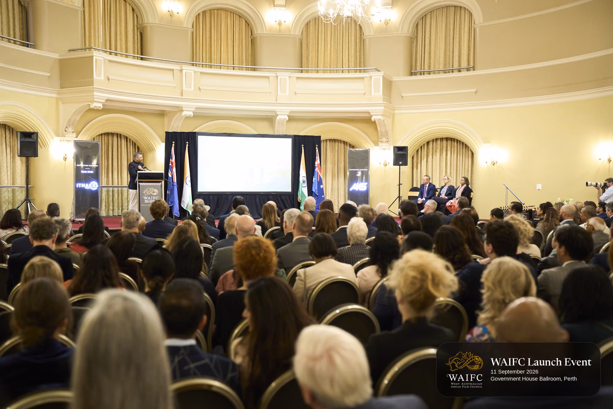 WAIFC Inaugural Launch Event — Government House Ballroom, Perth.