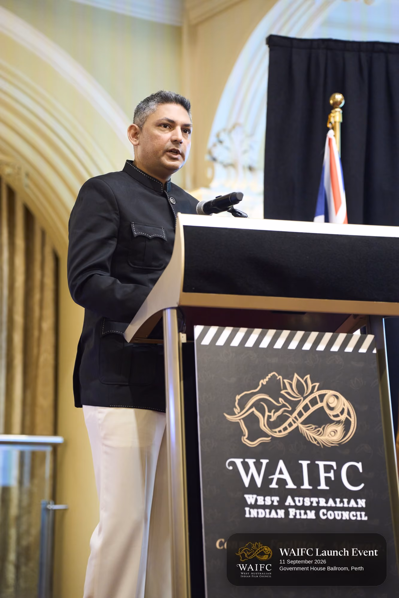 WAIFC Inaugural Launch Event — Government House Ballroom, Perth.