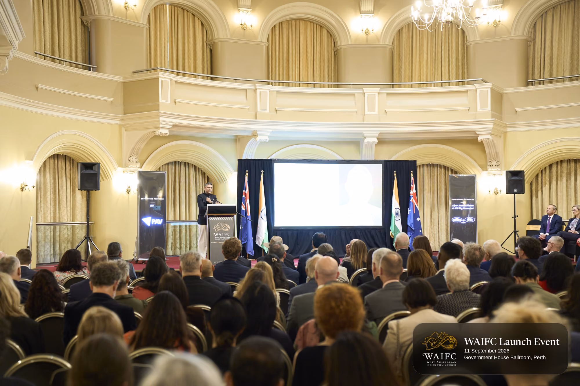 WAIFC Inaugural Launch Event — Government House Ballroom, Perth.