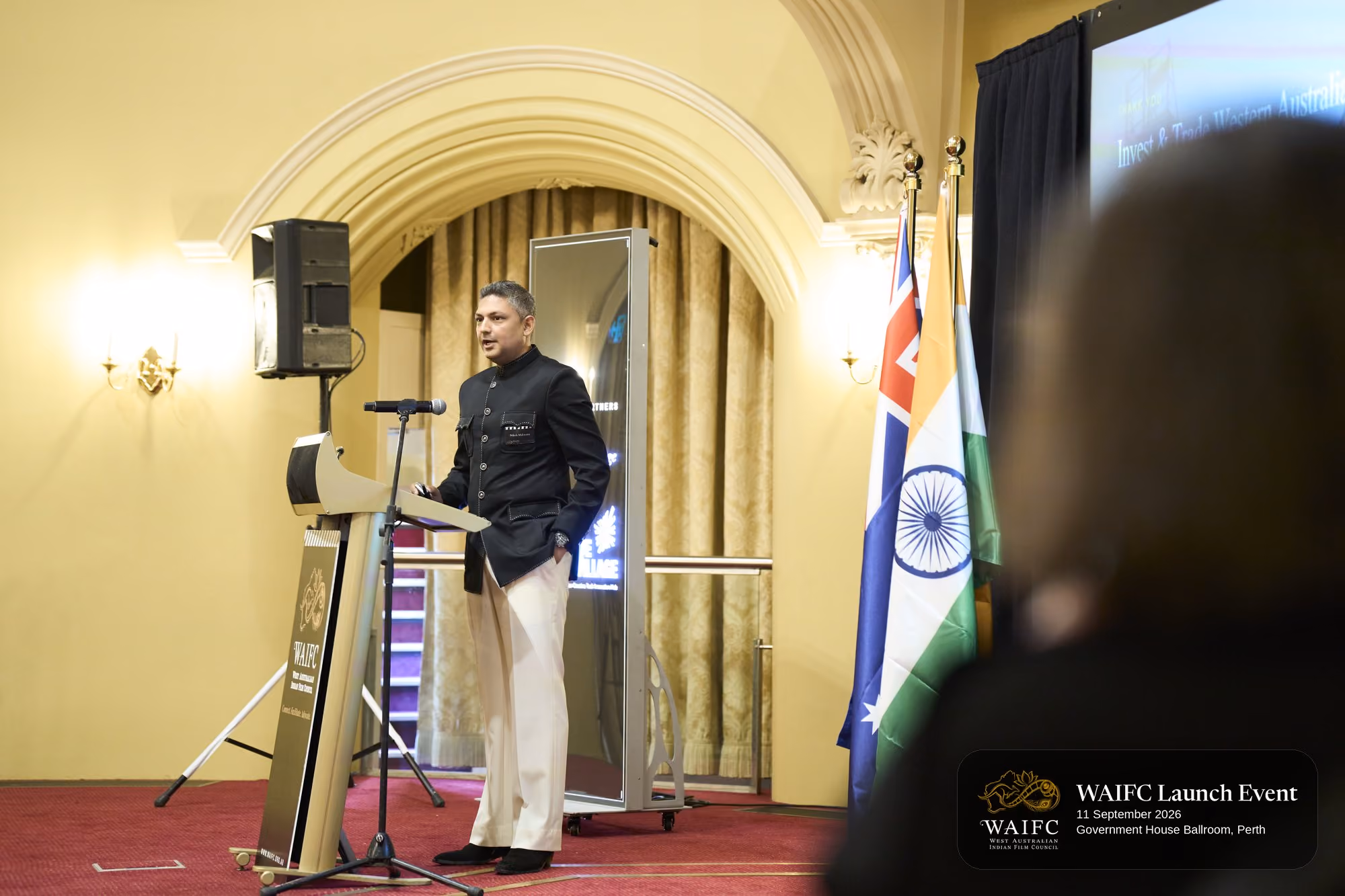 WAIFC Inaugural Launch Event — Government House Ballroom, Perth.