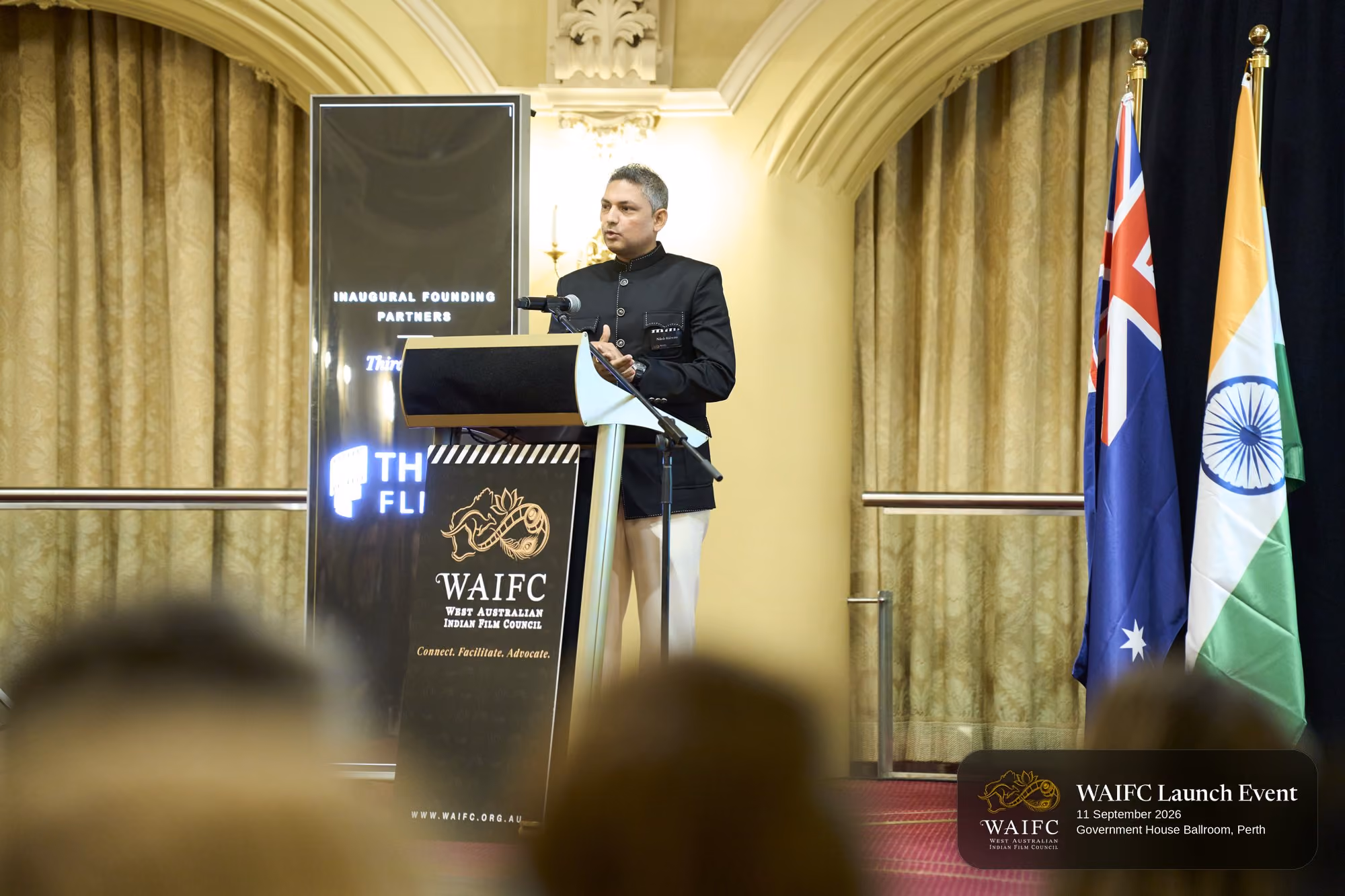 WAIFC Inaugural Launch Event — Government House Ballroom, Perth.