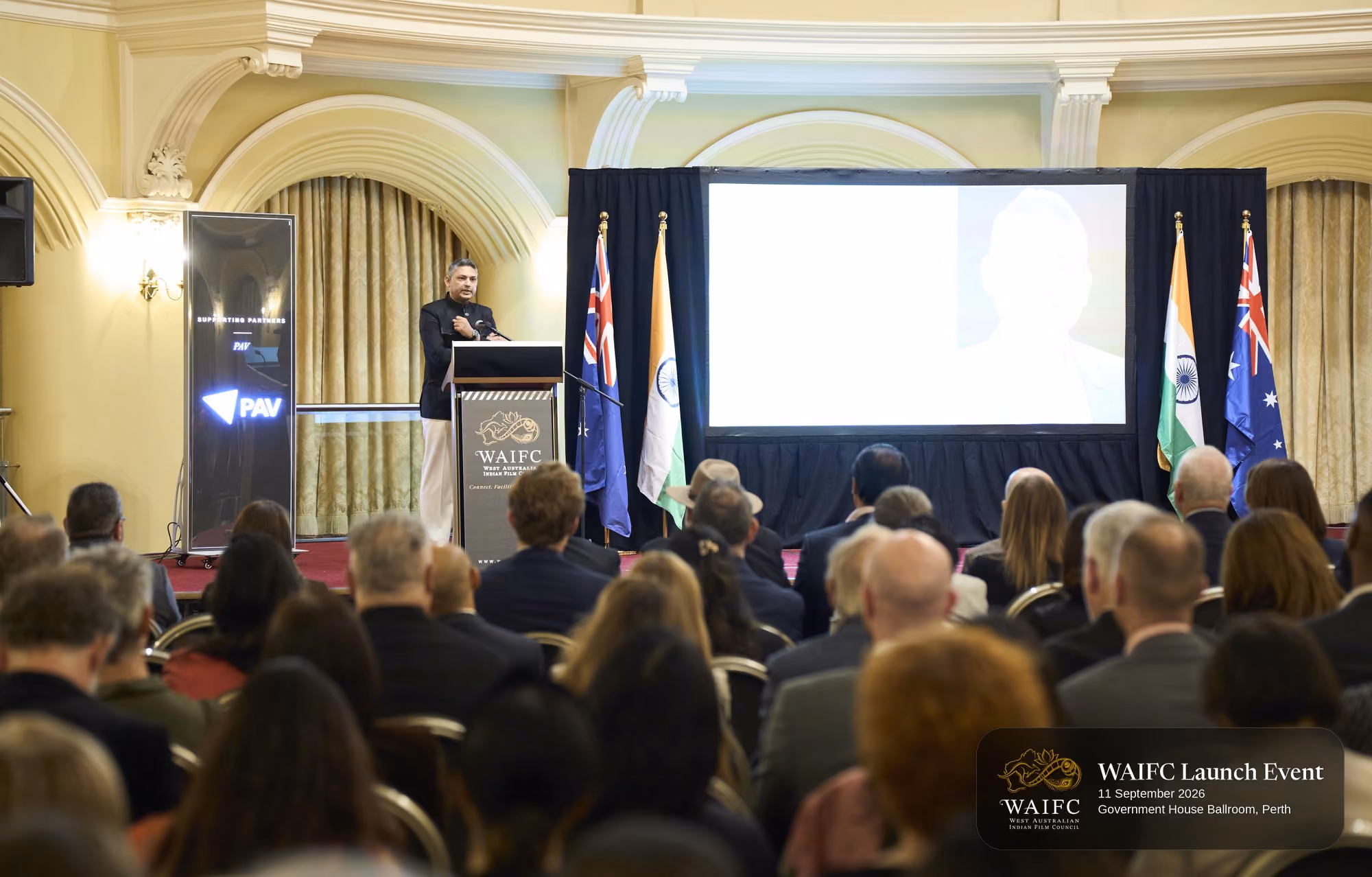 WAIFC Inaugural Launch Event — Government House Ballroom, Perth.