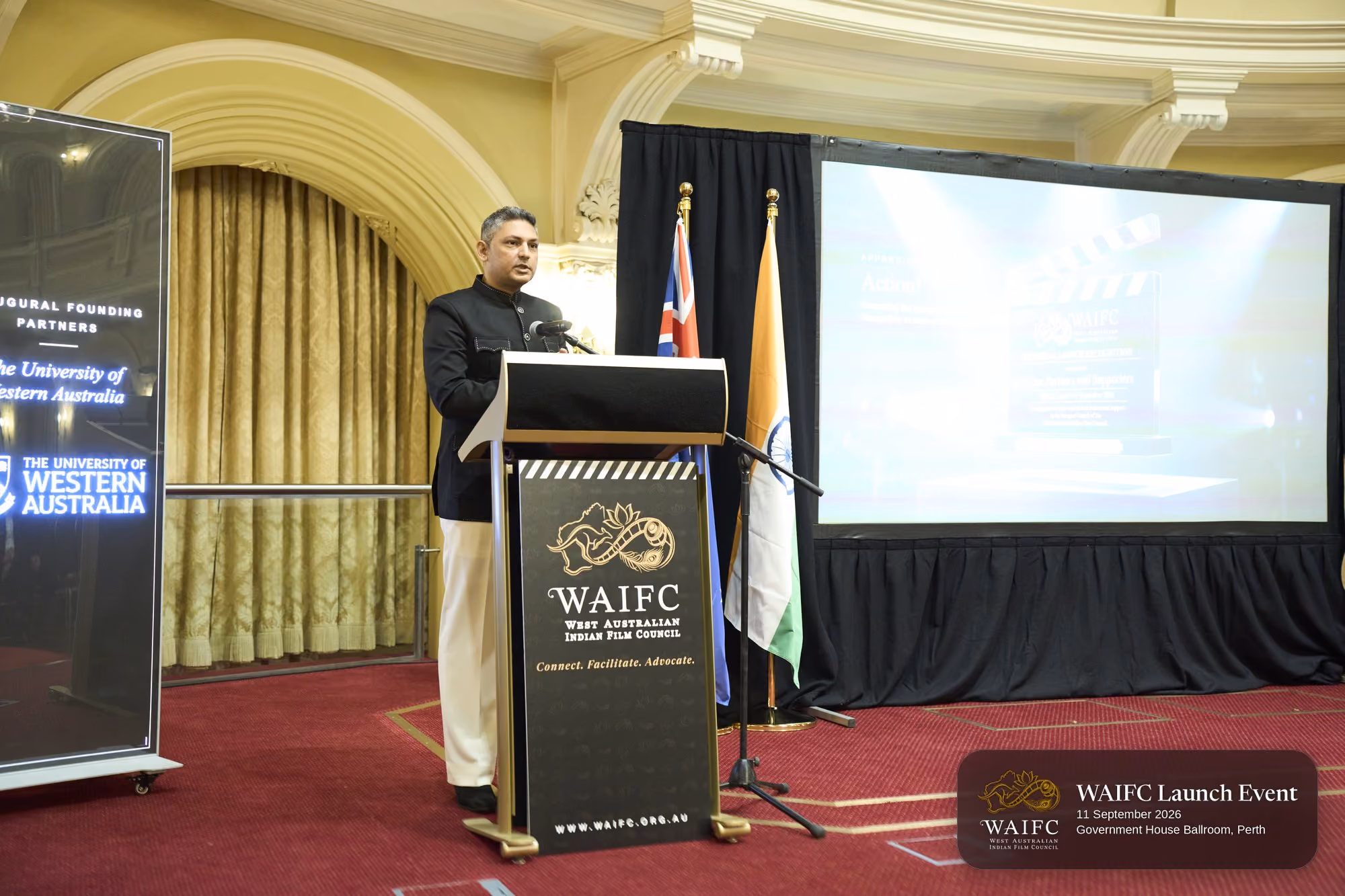 WAIFC Inaugural Launch Event — Government House Ballroom, Perth.