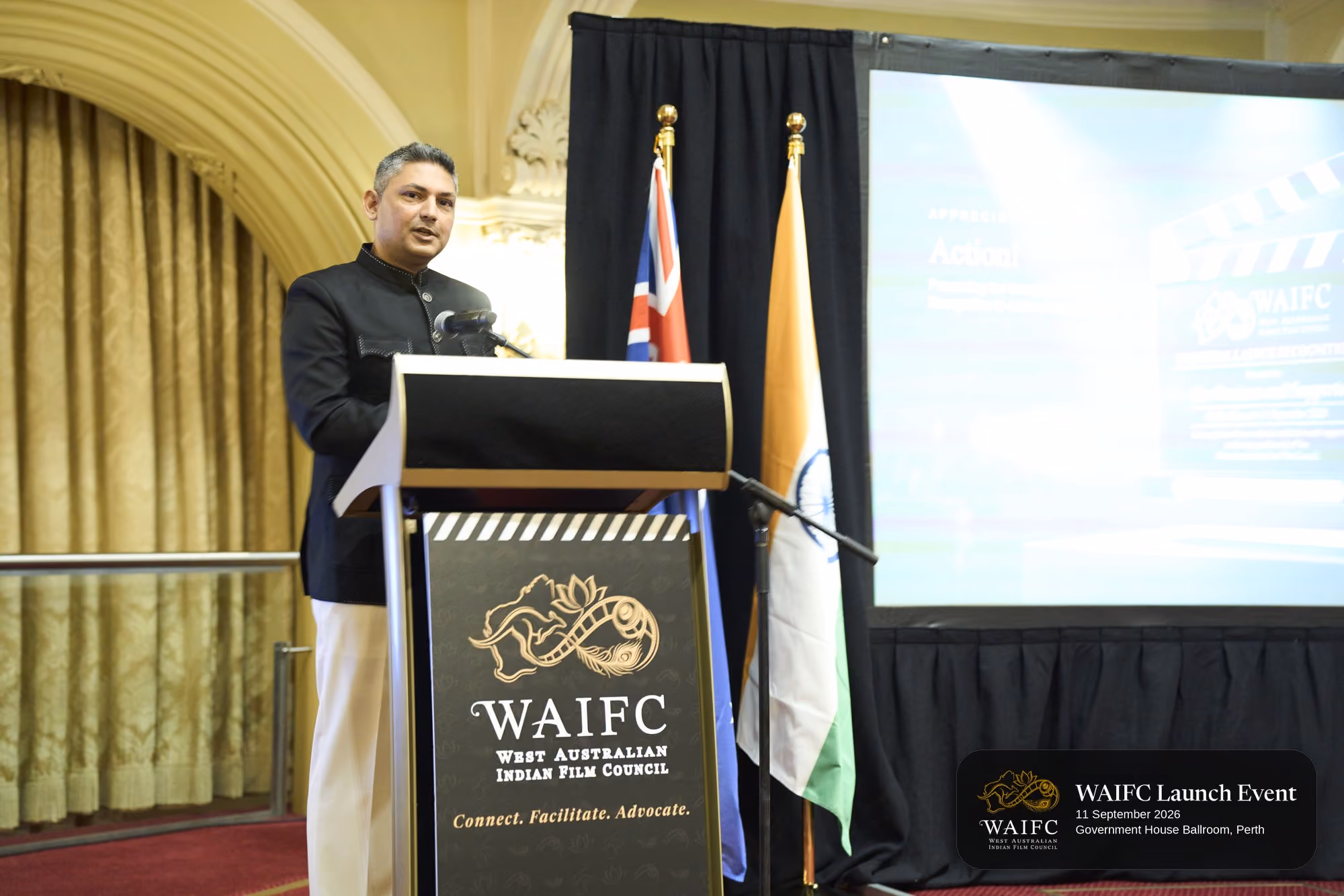 WAIFC Inaugural Launch Event — Government House Ballroom, Perth.