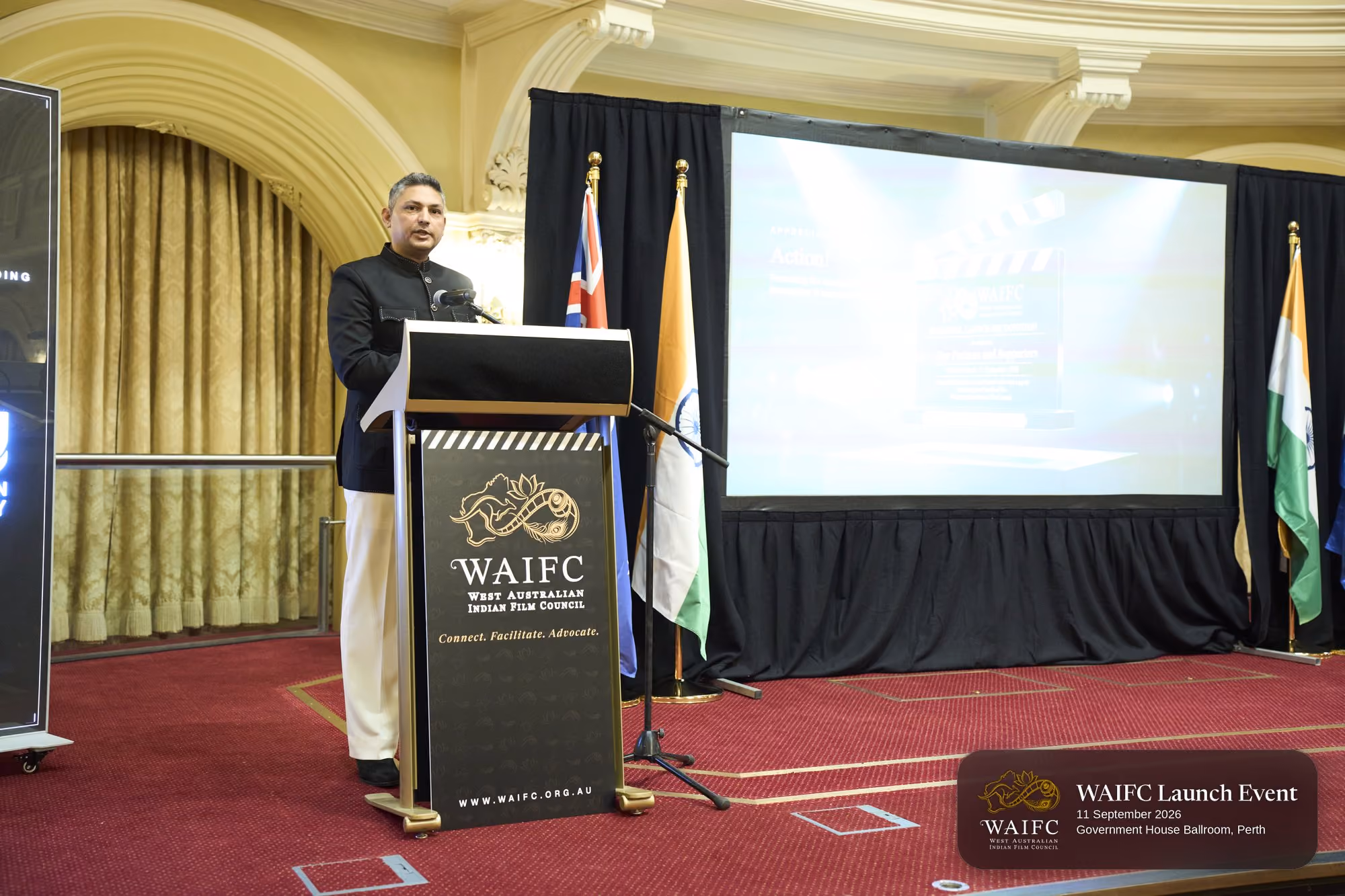 WAIFC Inaugural Launch Event — Government House Ballroom, Perth.