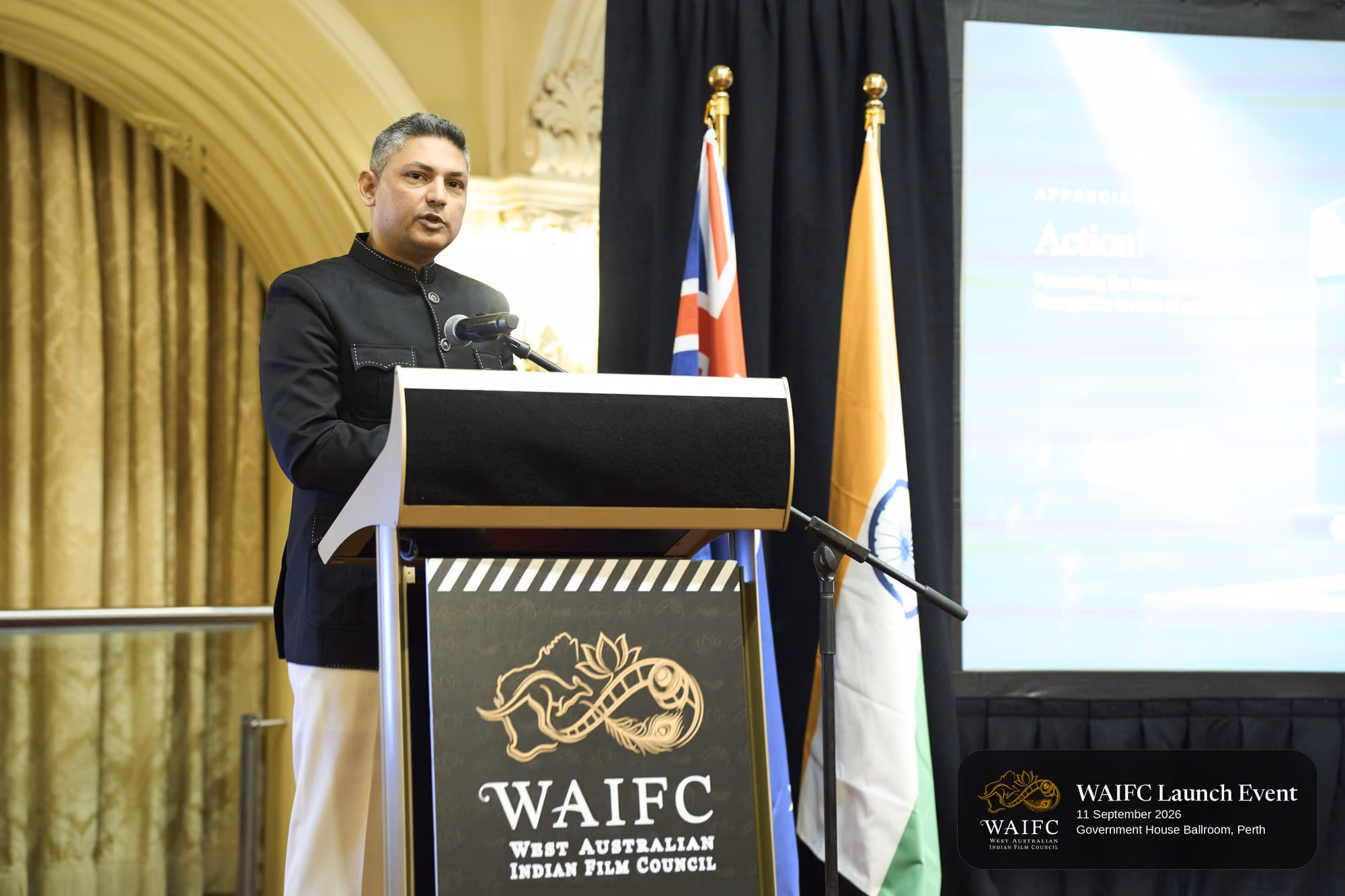 WAIFC Inaugural Launch Event — Government House Ballroom, Perth.