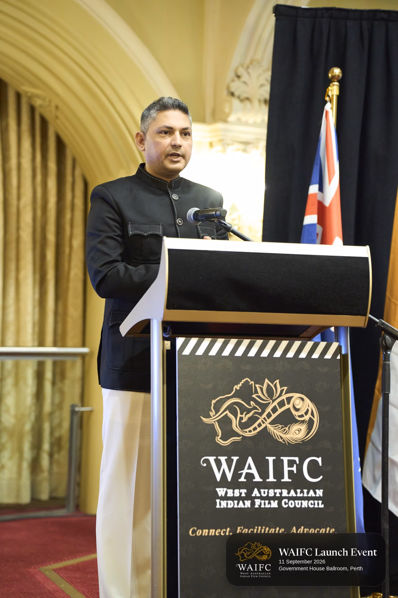 WAIFC Inaugural Launch Event — Government House Ballroom, Perth.