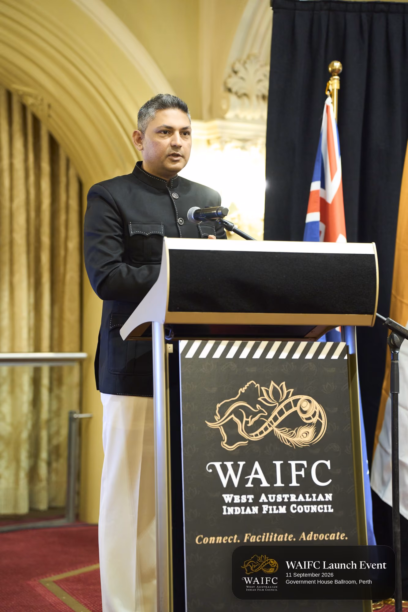 WAIFC Inaugural Launch Event — Government House Ballroom, Perth.