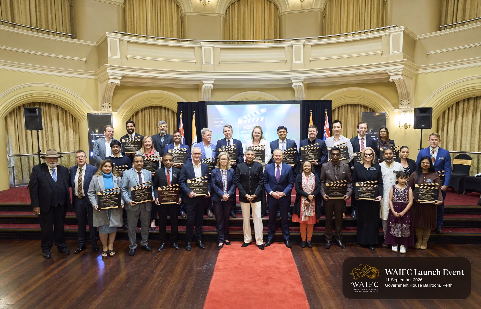 WAIFC Inaugural Launch Event — Government House Ballroom, Perth.