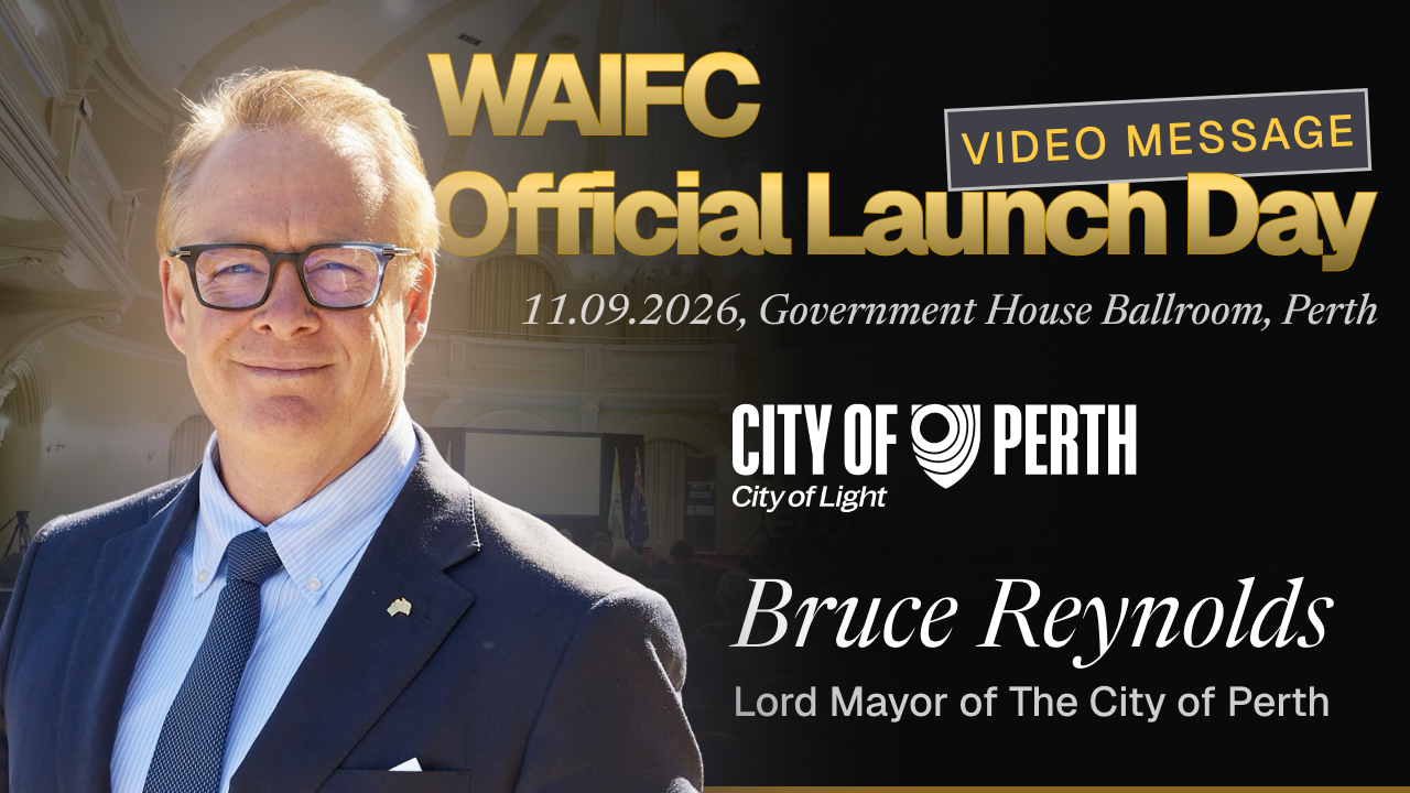 Message from the Lord Mayor of The City of Perth