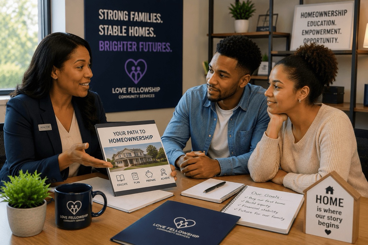 Realtor educating first-time homebuyers during a homeownership workshop in Nashville