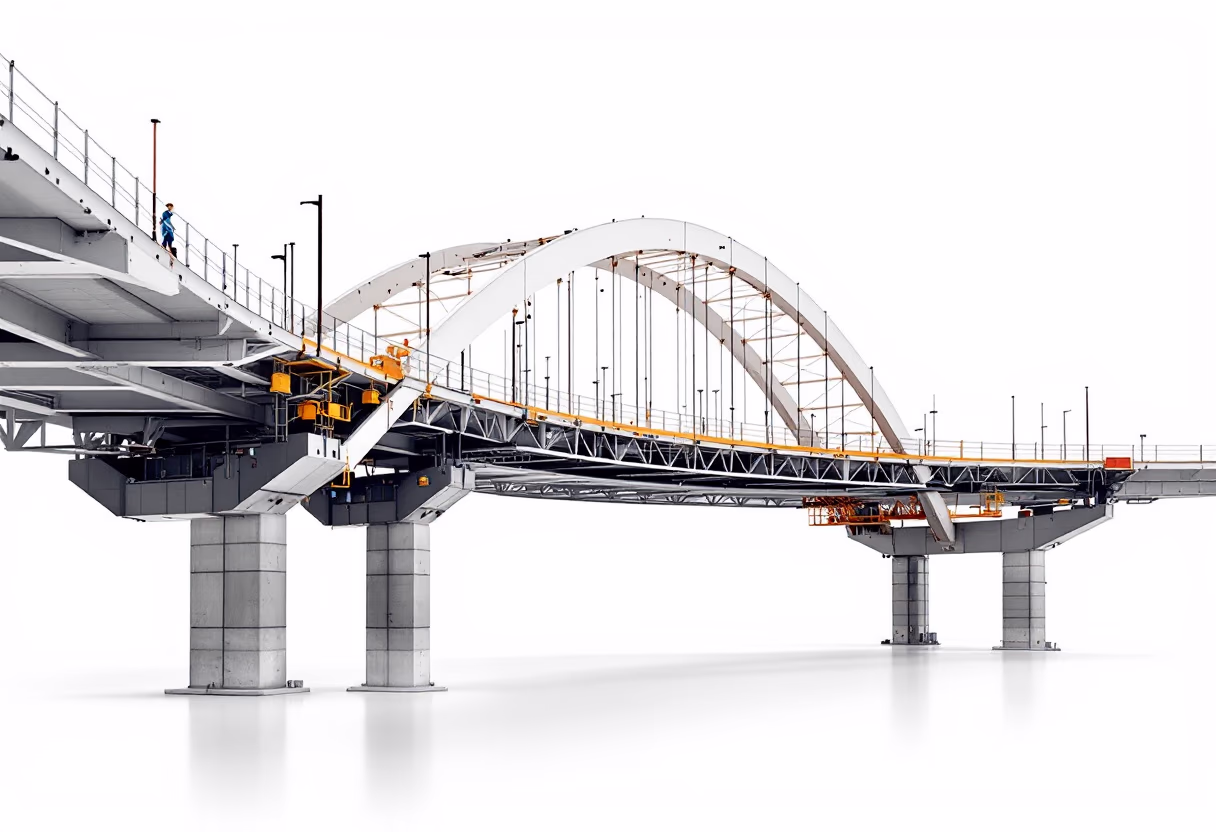 image of a bridge under construction