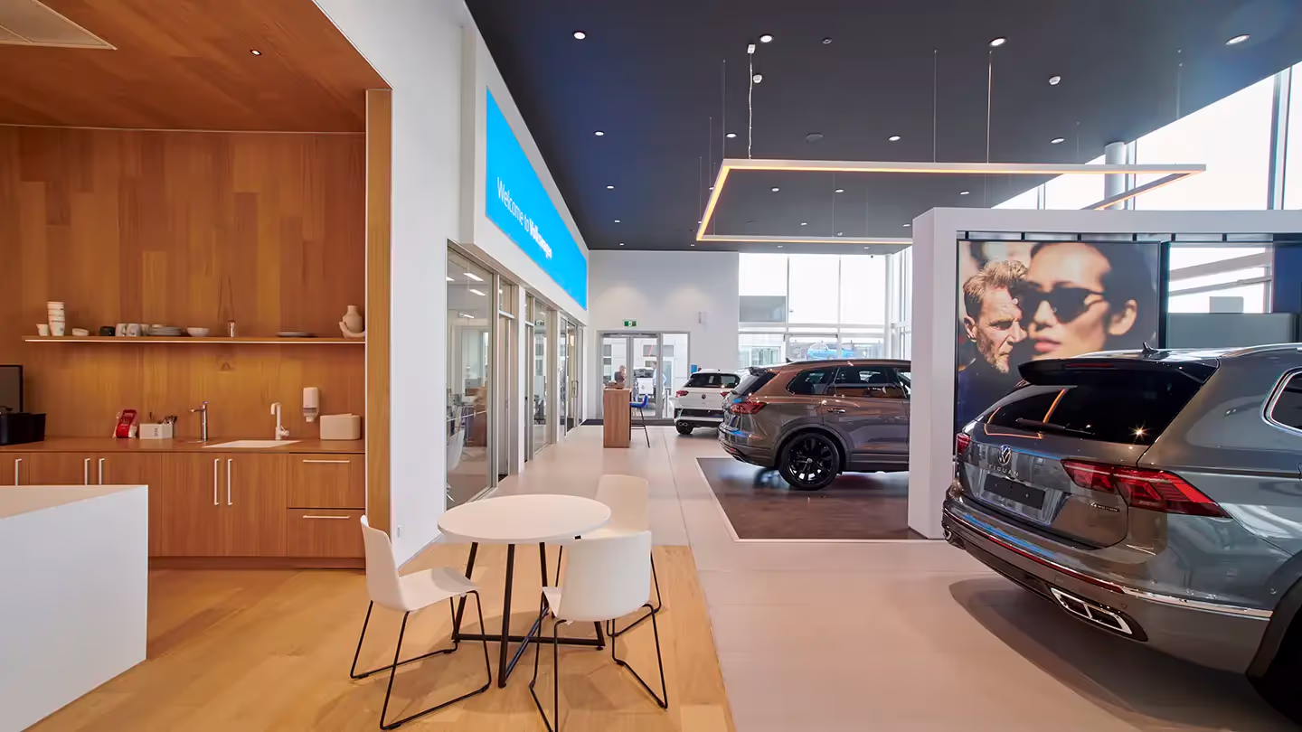 Ebbett Pukekohe Dealership Volkswagen Showroom