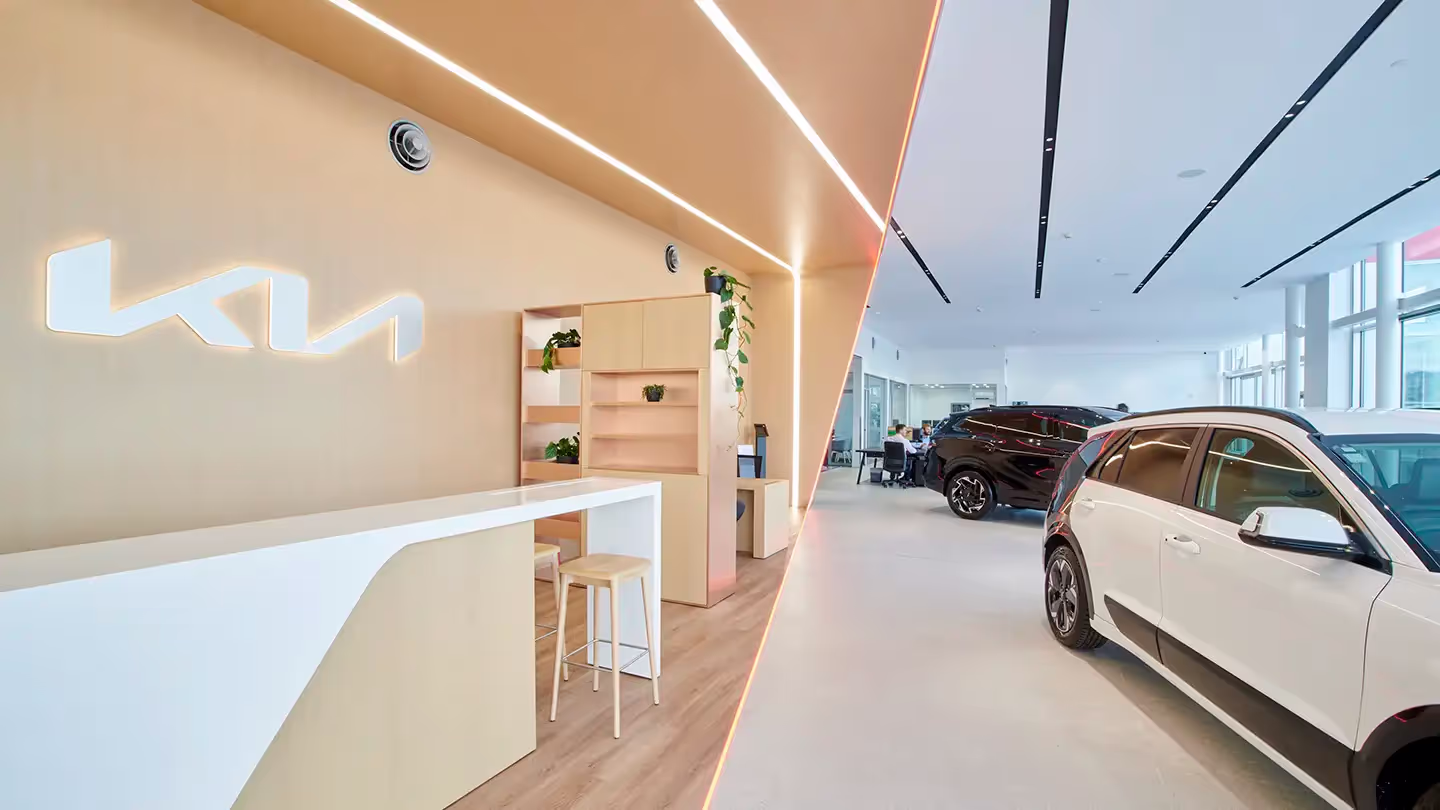 Ebbett Pukekohe Dealership Kia Showroom