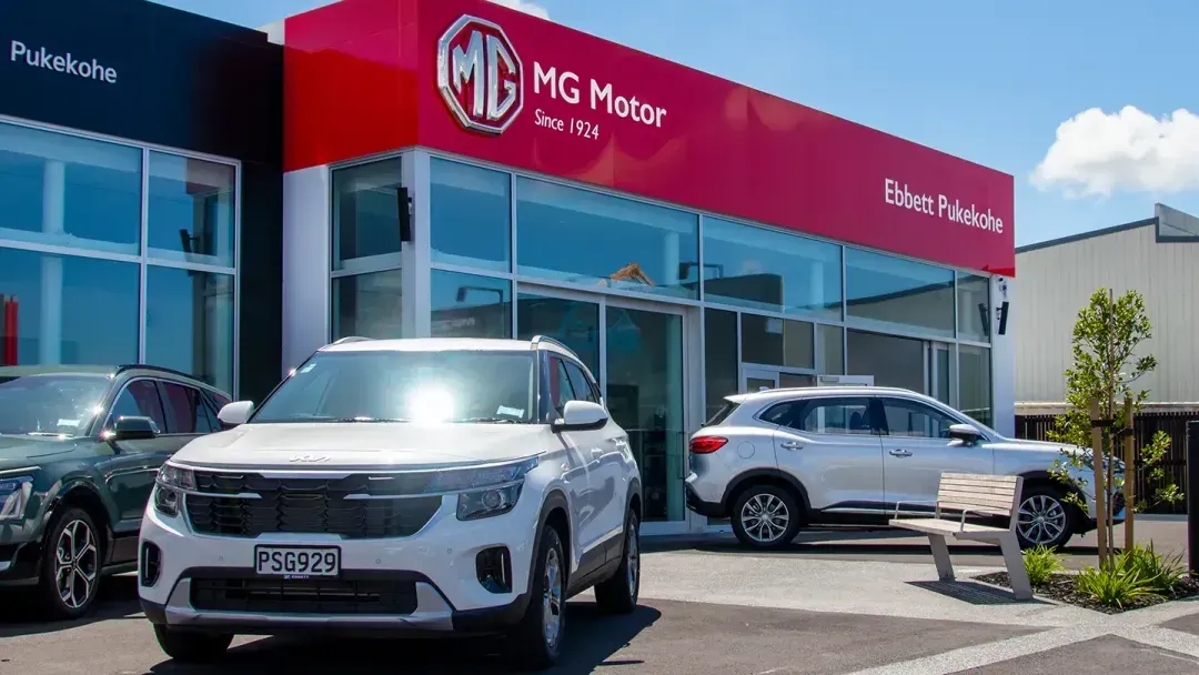 Ebbett Pukekohe Dealership MG Showroom