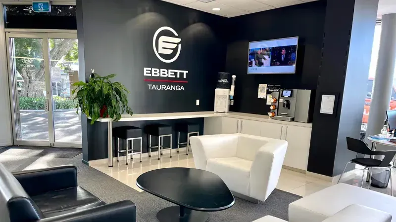 Ebbett Tauranga Dealership Waiting Area