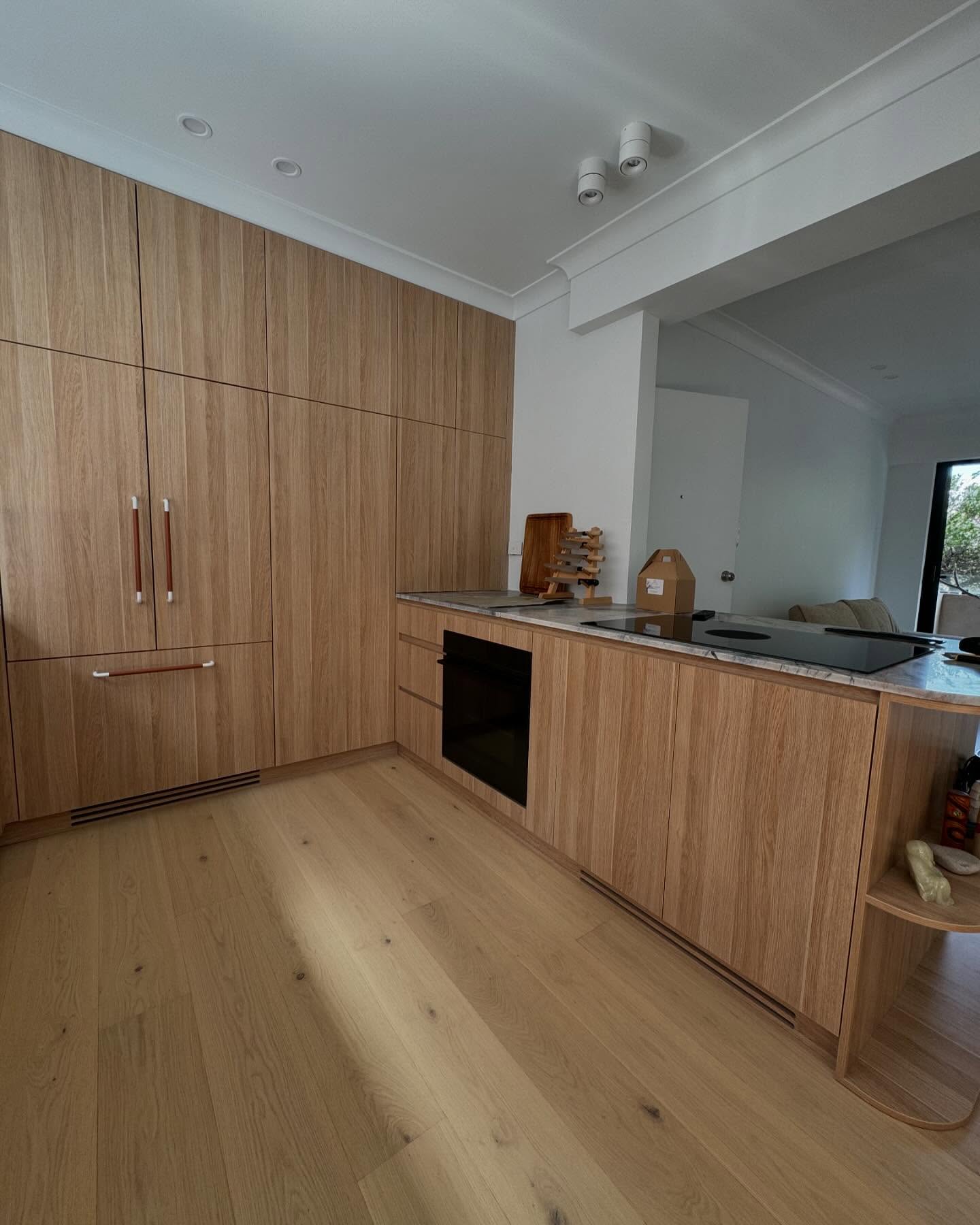 Finished apartment following the structural and services upgrade.
