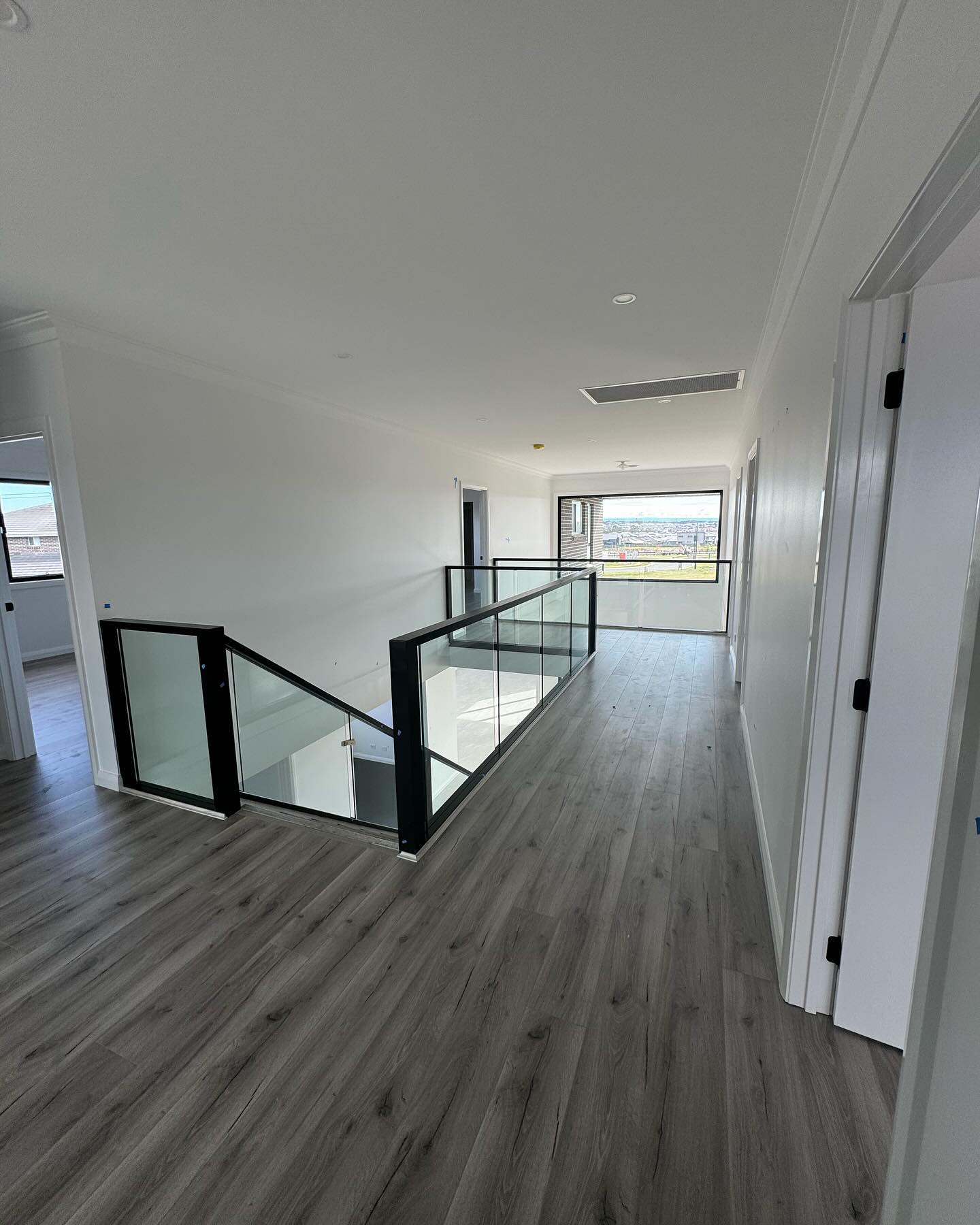 Bedroom finishes at the near-handover stage.