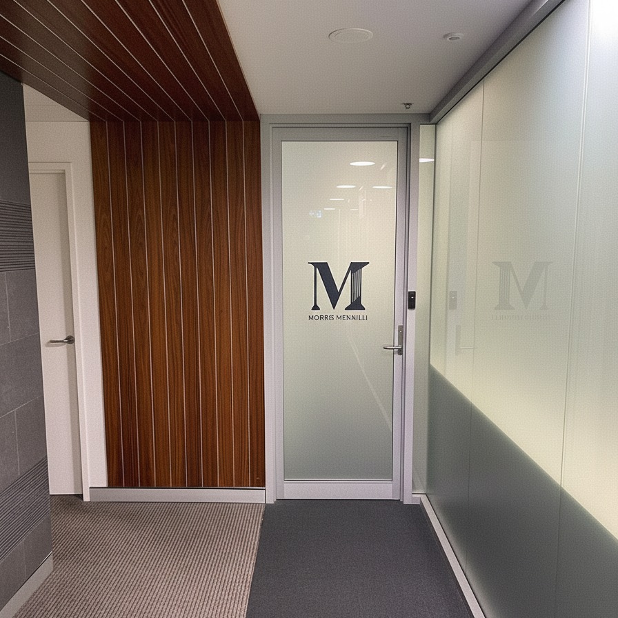 Completed commercial interior and fitout detail
