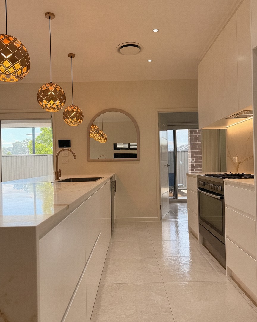 Completed laundry renovation interior