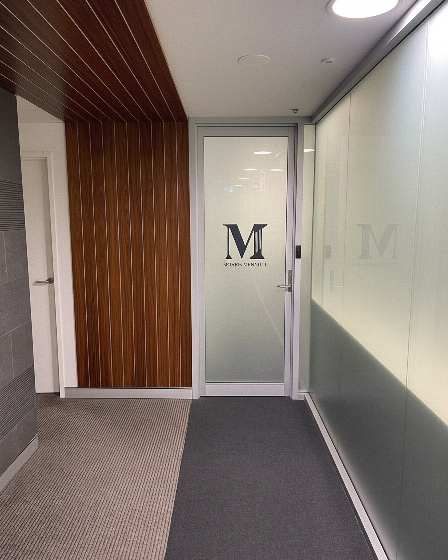 Completed commercial construction interior