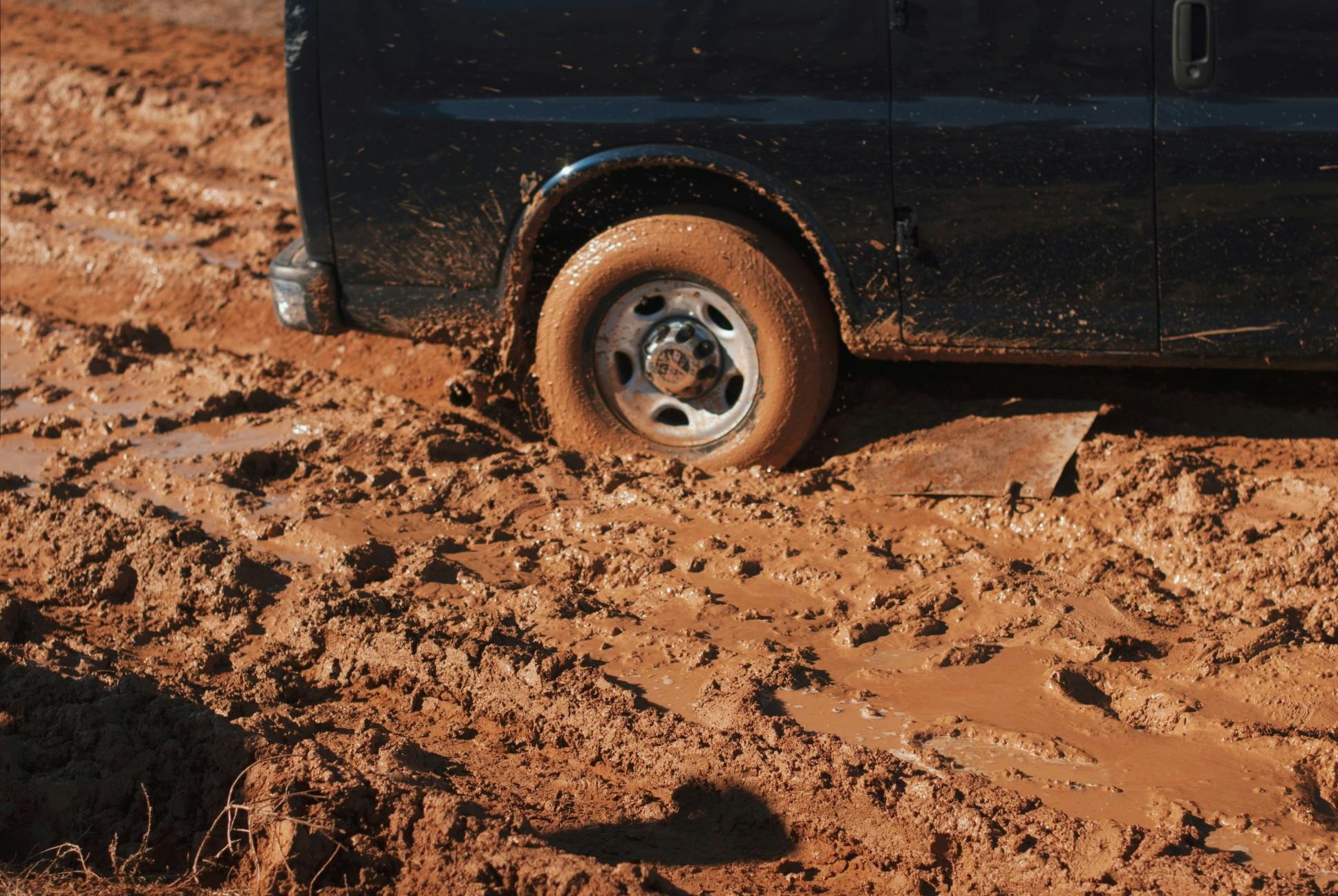 stuck car and need winching service