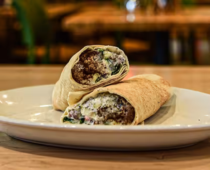 Kibbeh Ball Sandwich
