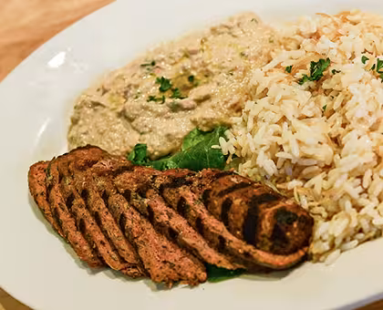 Kafta Kabob w/ Side