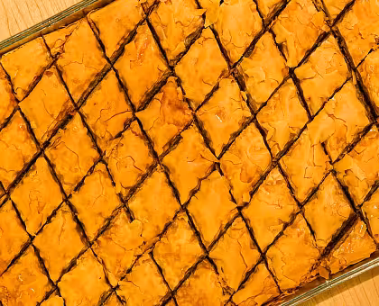 Walnut Baklava Tray