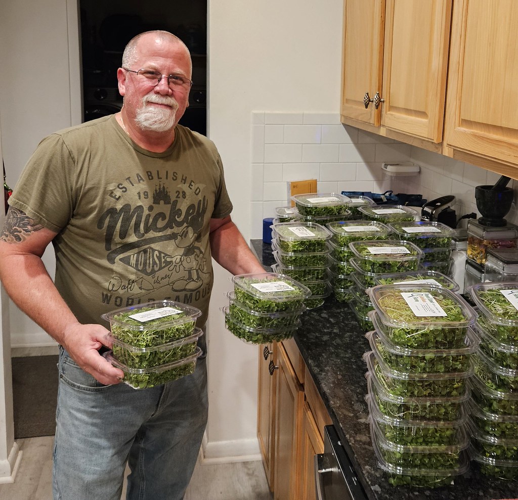 Bob and microgreens