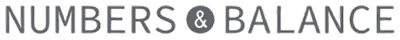 Numbers and Balance bookkeeping services logo