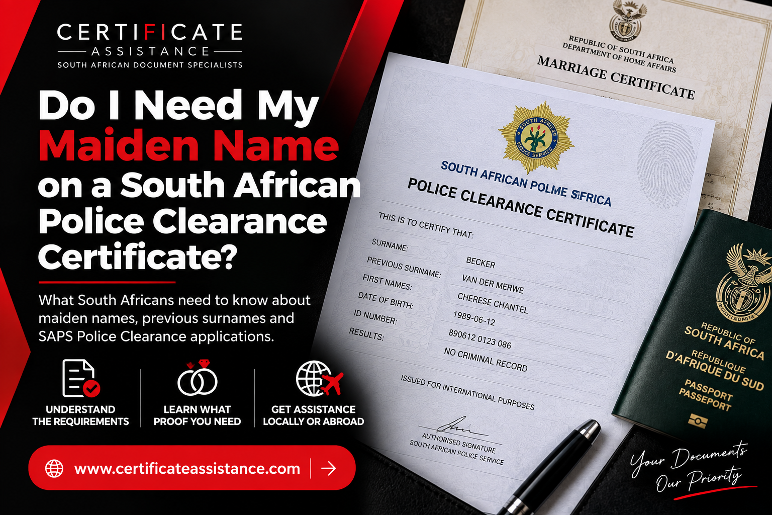 Police Clearance Maidan Name