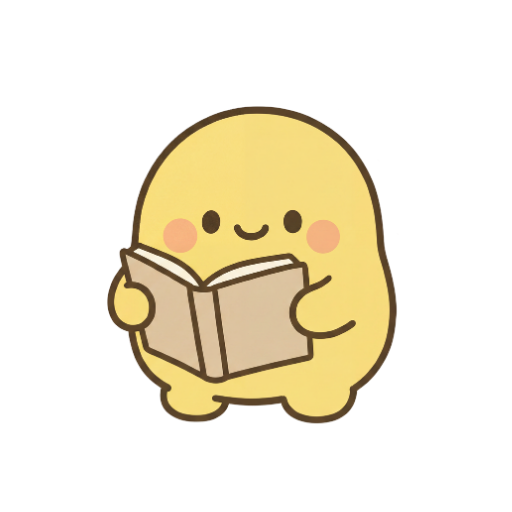 Stories Icon - Sunny is holding a book and reading it