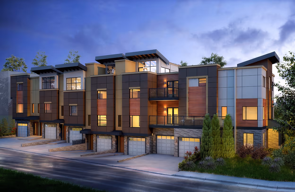 The Sequoia executive townhome at Sage Hill Garden — premium 4-bedroom corner unit in NW Calgary