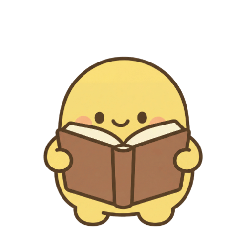 Lifestyle & Home Icon - Sunny is holding a book and reading it